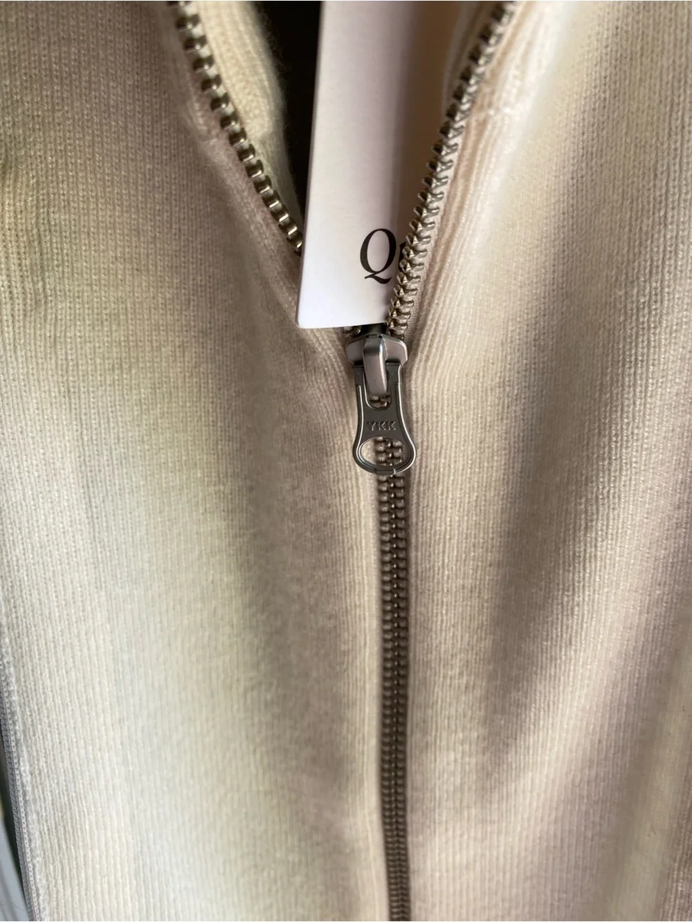🆕 NWT Quince Cashmere Insert for Scuba Convertible Blazer Sz L/XL - Picture 4 of 9